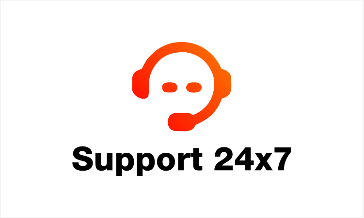 Support24x7.com - Creative brandable domain for sale